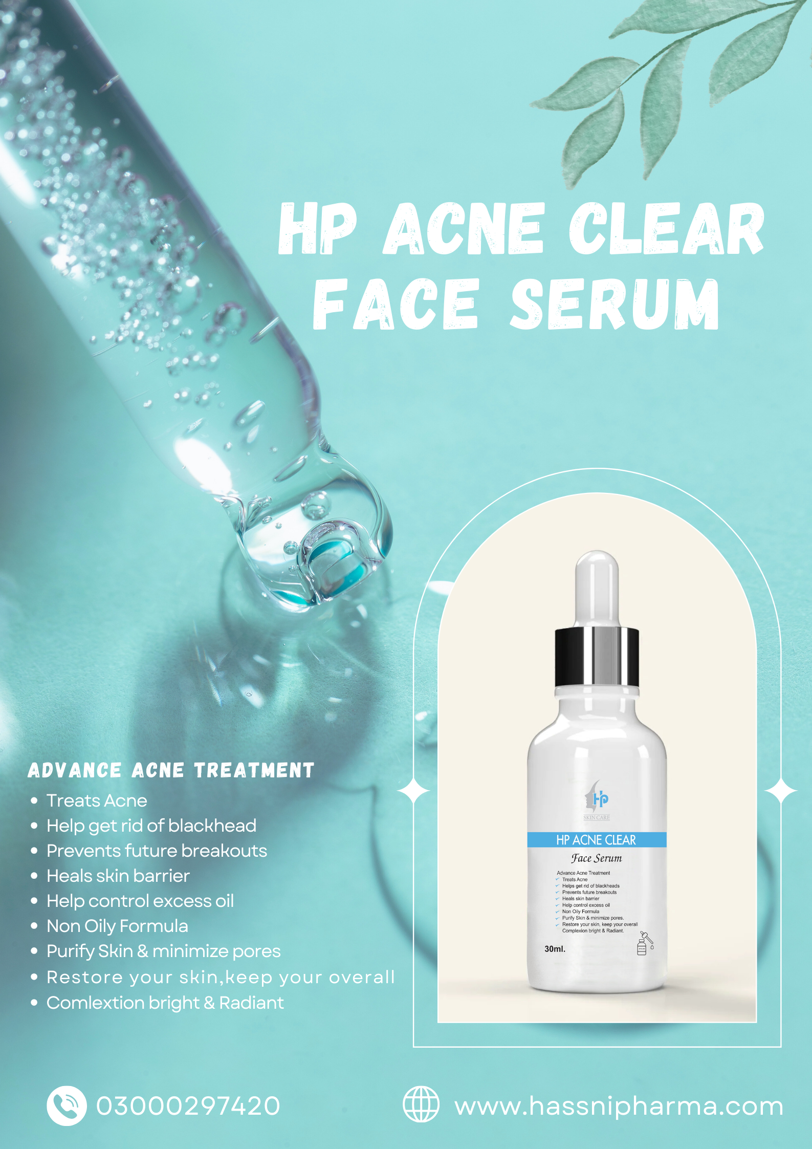 Hp acne clear serum price in Pakistan