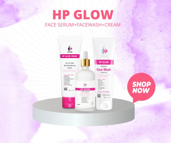 HP Glow cream+serum+facewash