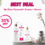 HP Glow cream+serum+facewash