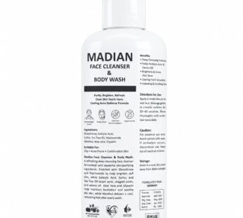 Madian Skin Cleanser and body wash