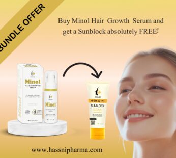 Buy Minol Get HP SPF 60+++ Sunblock free
