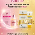 glow serum with free sunblock