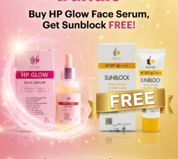 hp glow serum with sunblock free summer deal 1