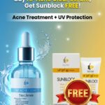 hp acne clear serum with free sunblock