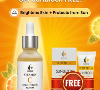 Hp vitamin c serum with fre sunblock summer deal 5